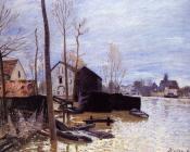 阿尔弗莱德 西斯莱 : Flooding at Moret